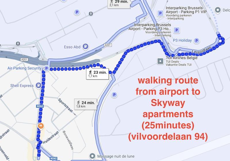 Skyway Airport Apartments Zaventem Cameră foto
